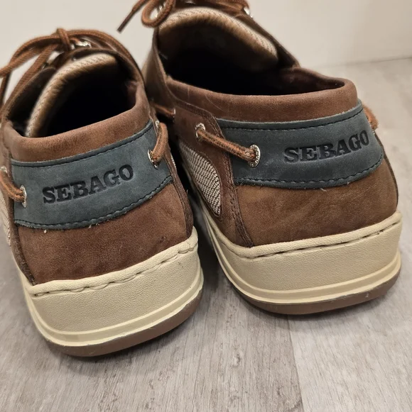 SEBAGO Clovehitch II Walnut Boat Shoes Men's 13 - Picture 2 of 11